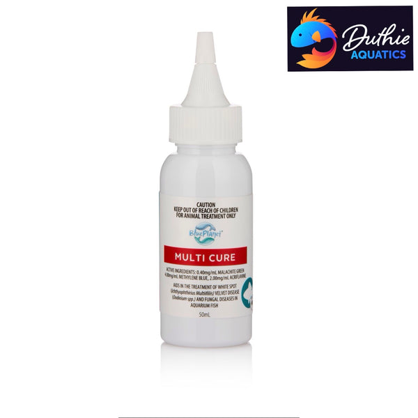 Blue Planet Multi Cure – 50mL | Treats White Spot, Velvet & Fungal Diseases