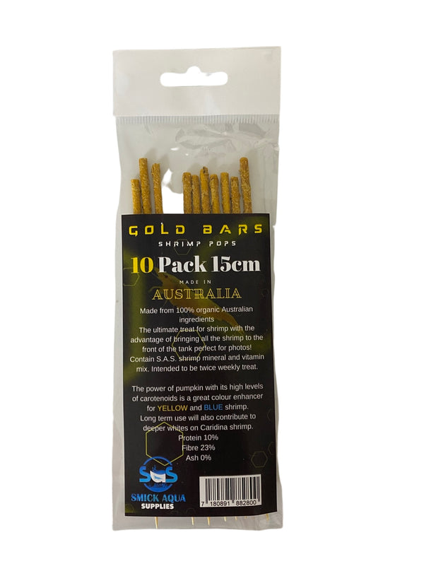 SAS Gold Bars Shrimp Pops 10 Pack 15m