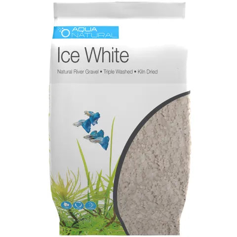 ICE WHITE AQUARIUM GRAVEL bag 4.5kg